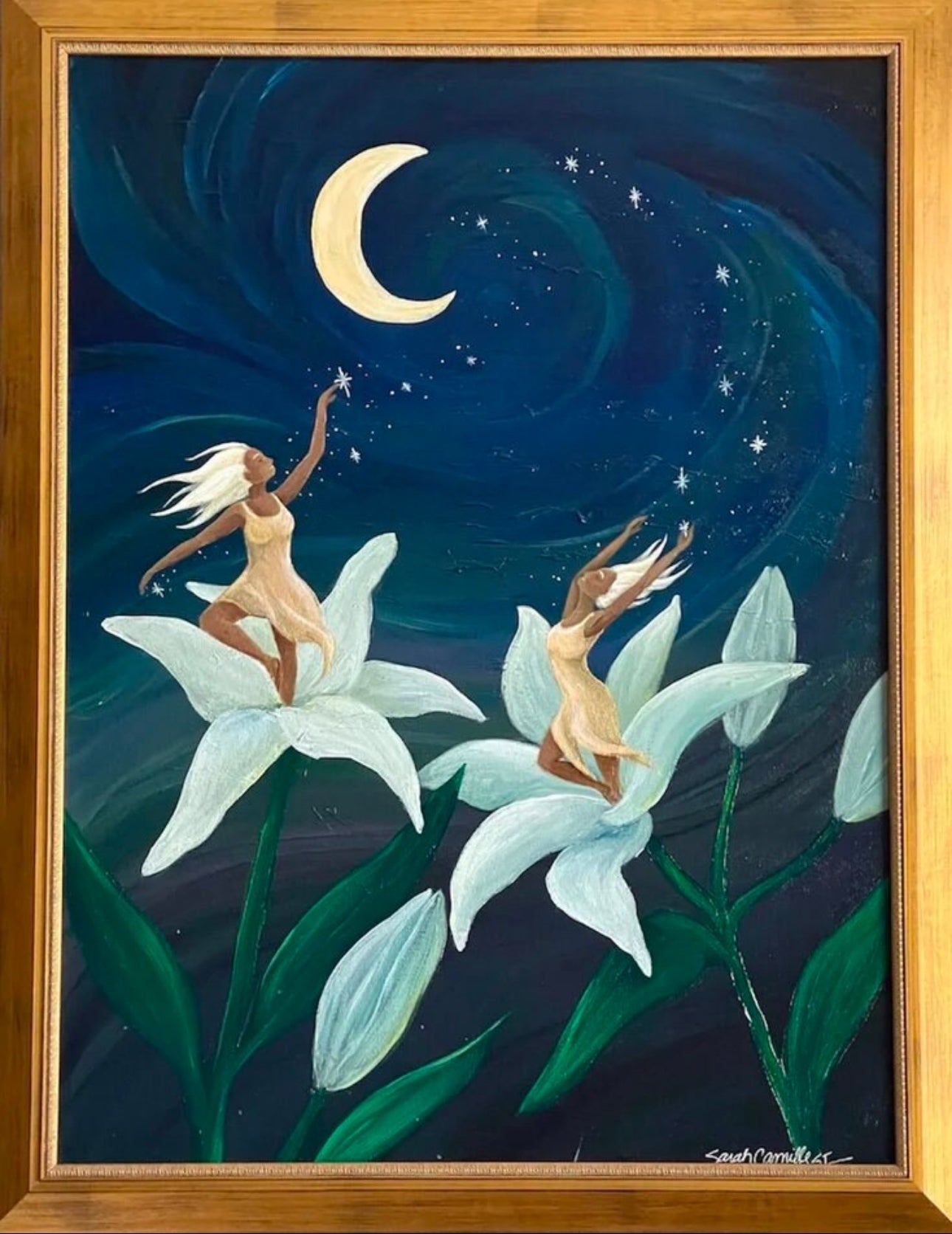 Night Lillies - Original Painting