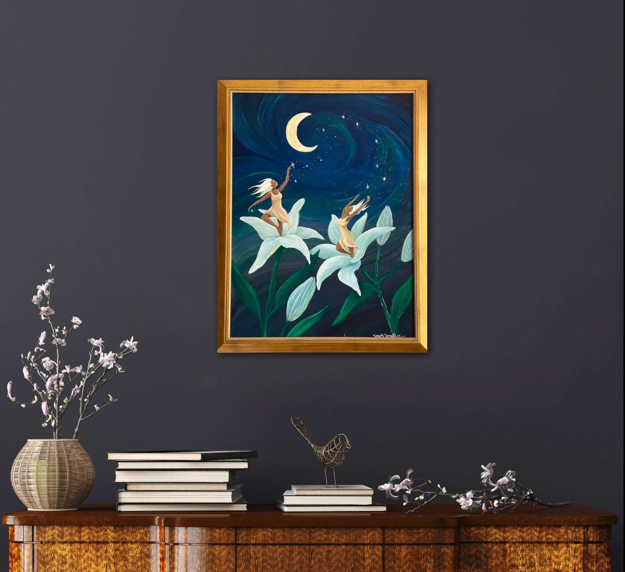 Night Lillies - Original Painting