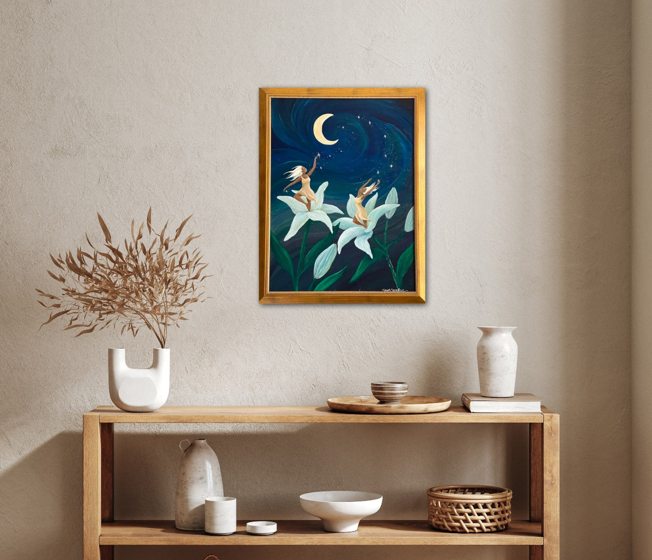 Night Lillies - Original Painting