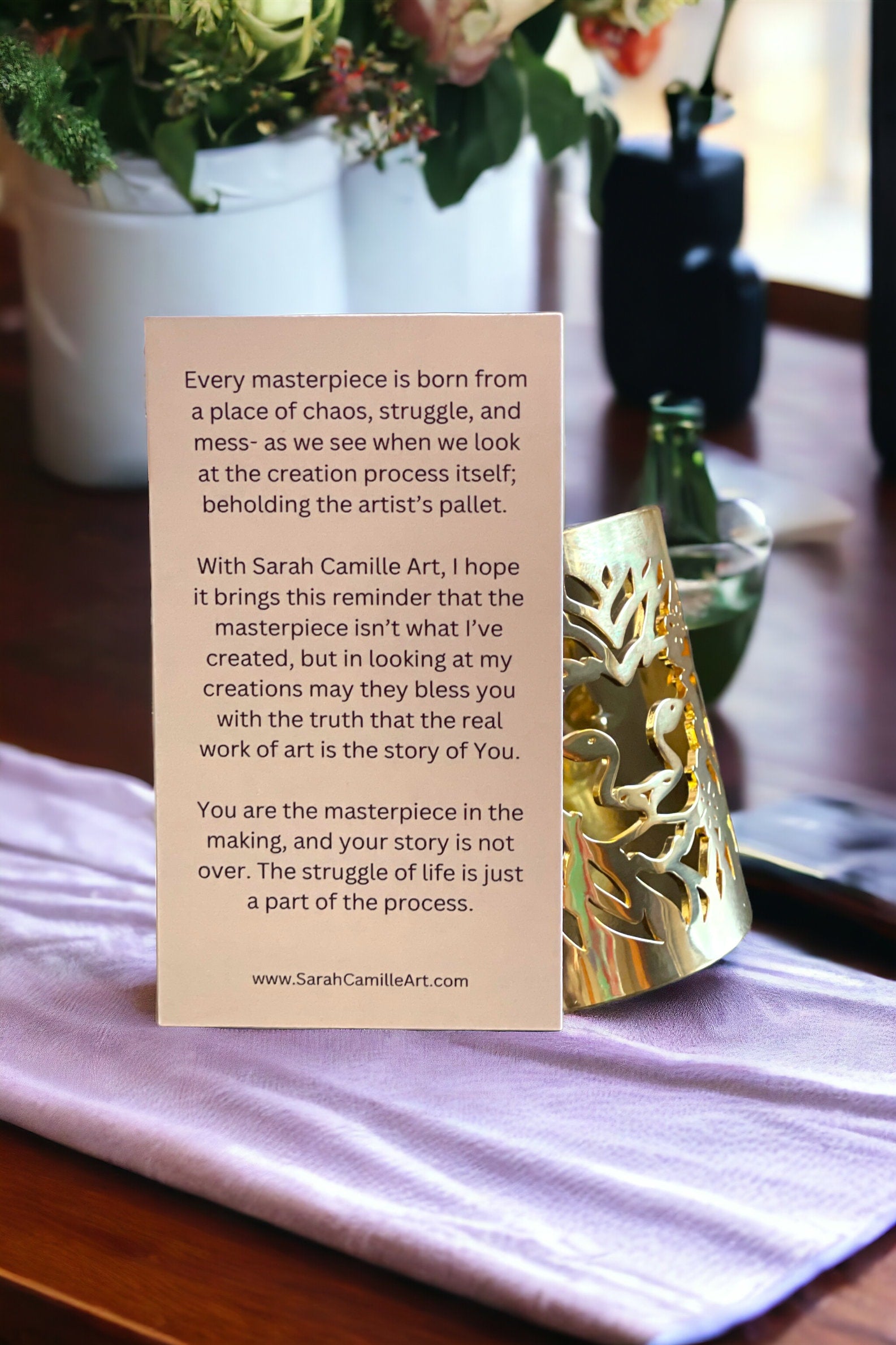 Gold Lion Cuff Bracelet