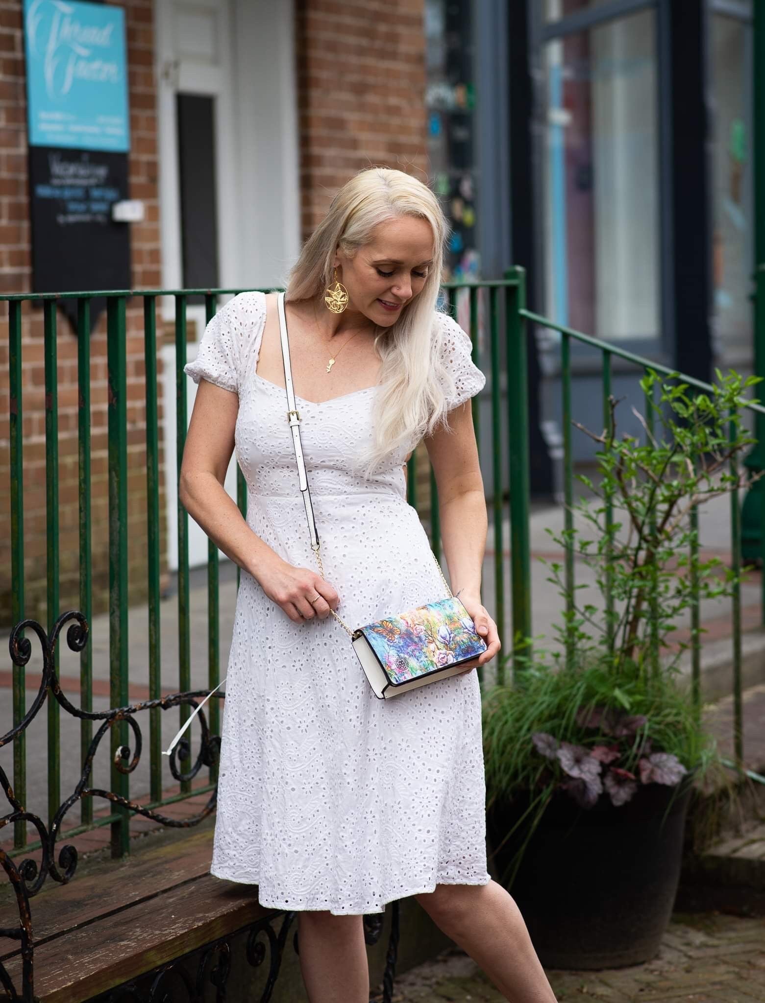 Small chain crossbody bag The Behold Collection by Sarah Camille Art