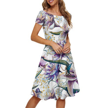 Load image into Gallery viewer, The Emerge Collection Off Shoulder Short Sleeve Dress
