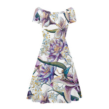 Load image into Gallery viewer, The Emerge Collection Off Shoulder Short Sleeve Dress
