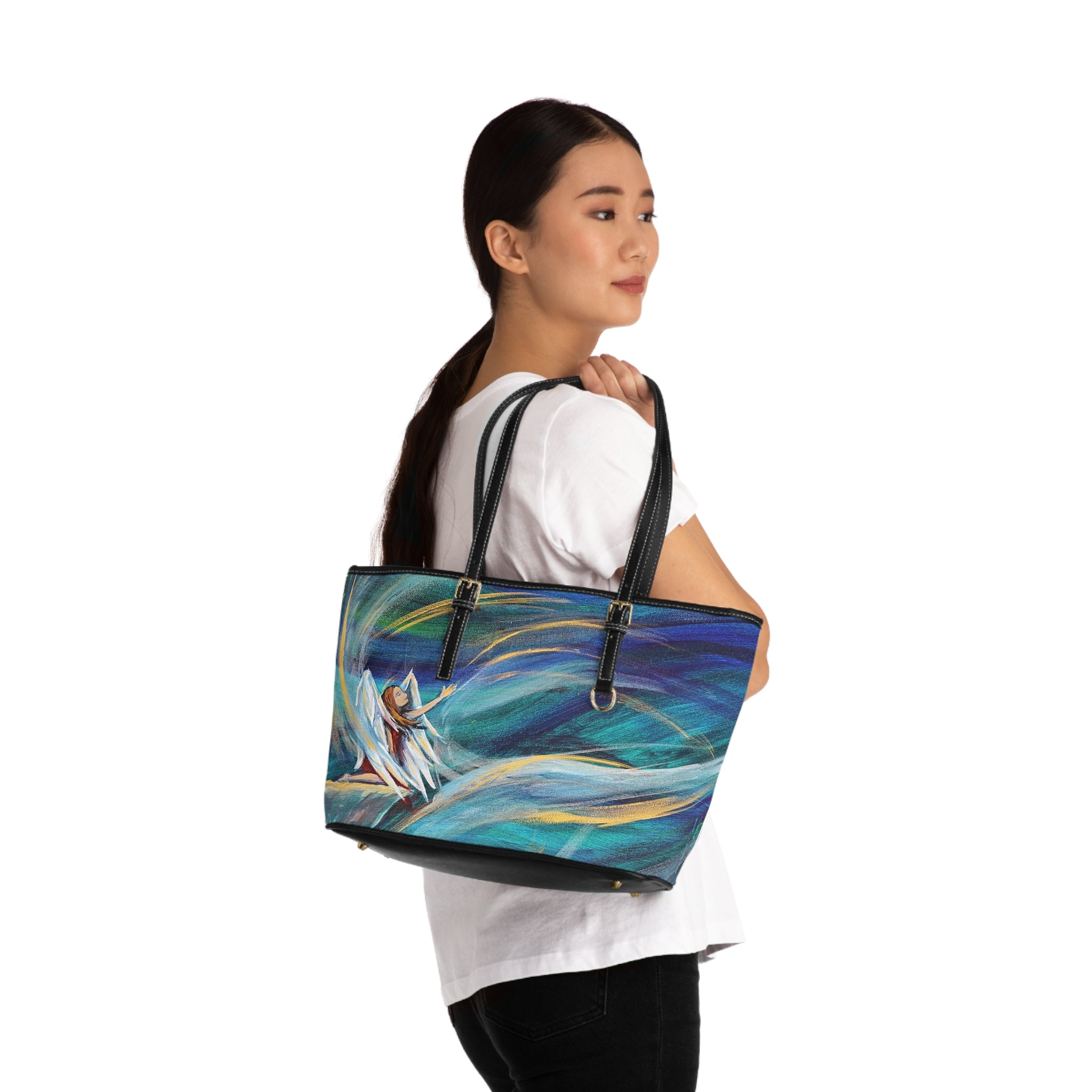 Winds of Change Collection: Vegan Leather Tote Bag