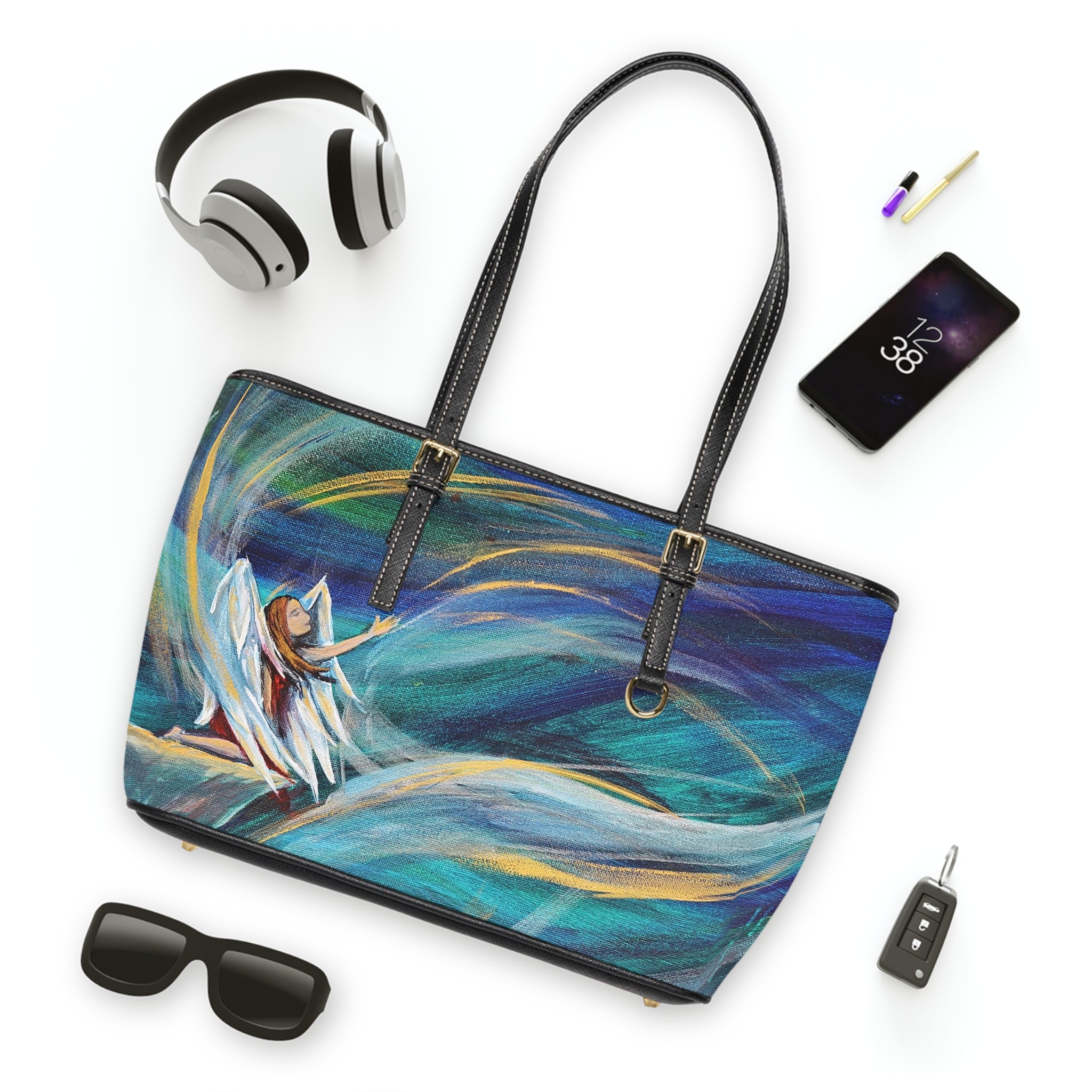 Winds of Change Collection: Vegan Leather Tote Bag