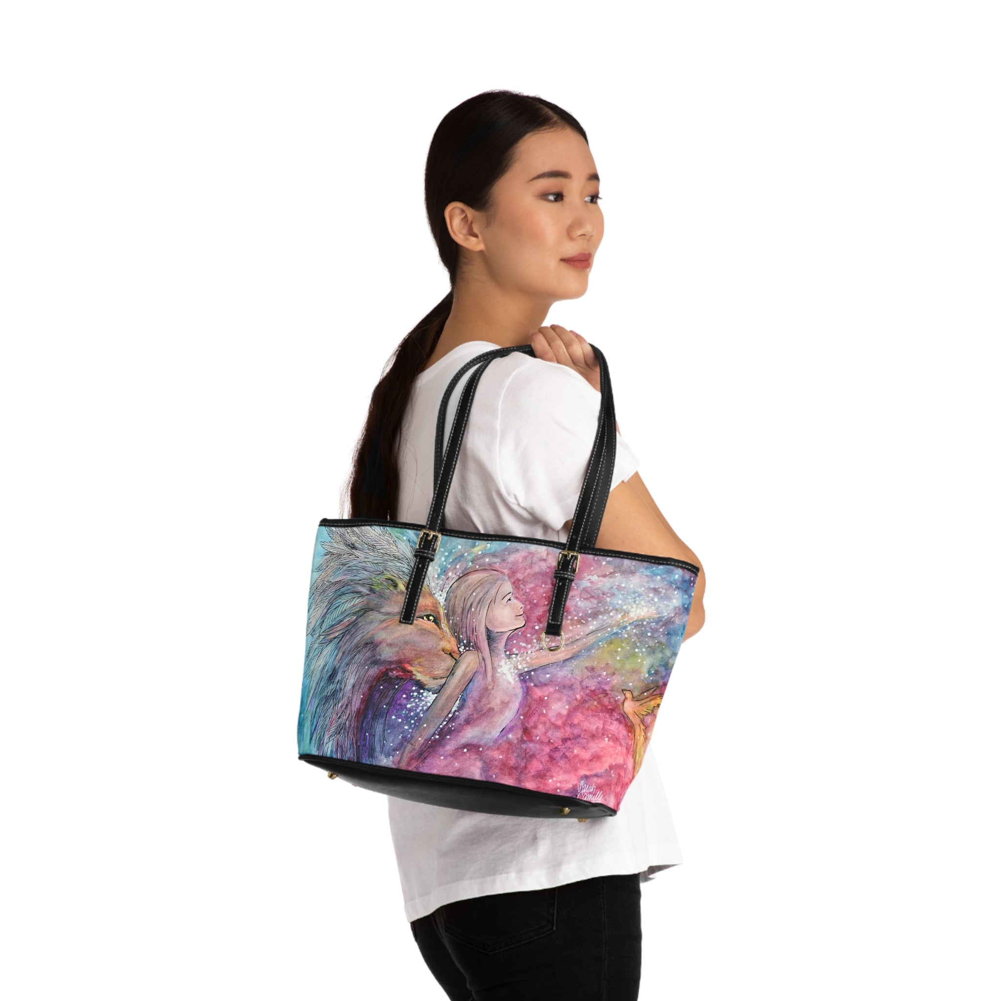 The Lions Kiss - Vegan Leather Shoulder Bag