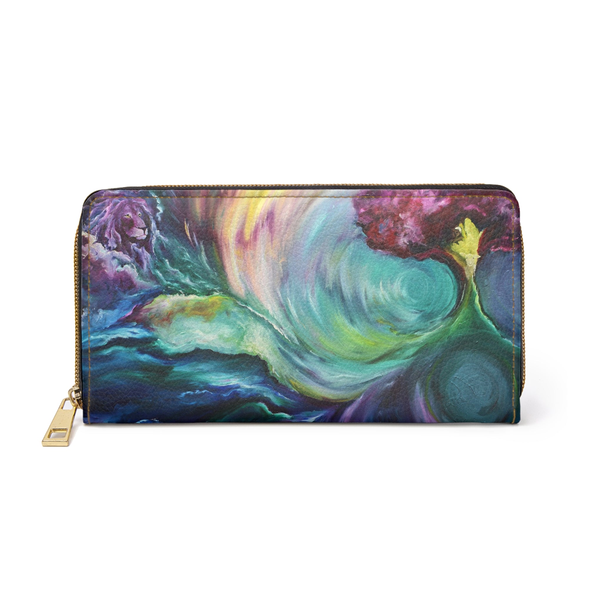 Revelations - Vegan Leather Zipper Wallet