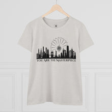 Load image into Gallery viewer, Sarah Camille Art New York Fashion Week Cotton Tee Black Print
