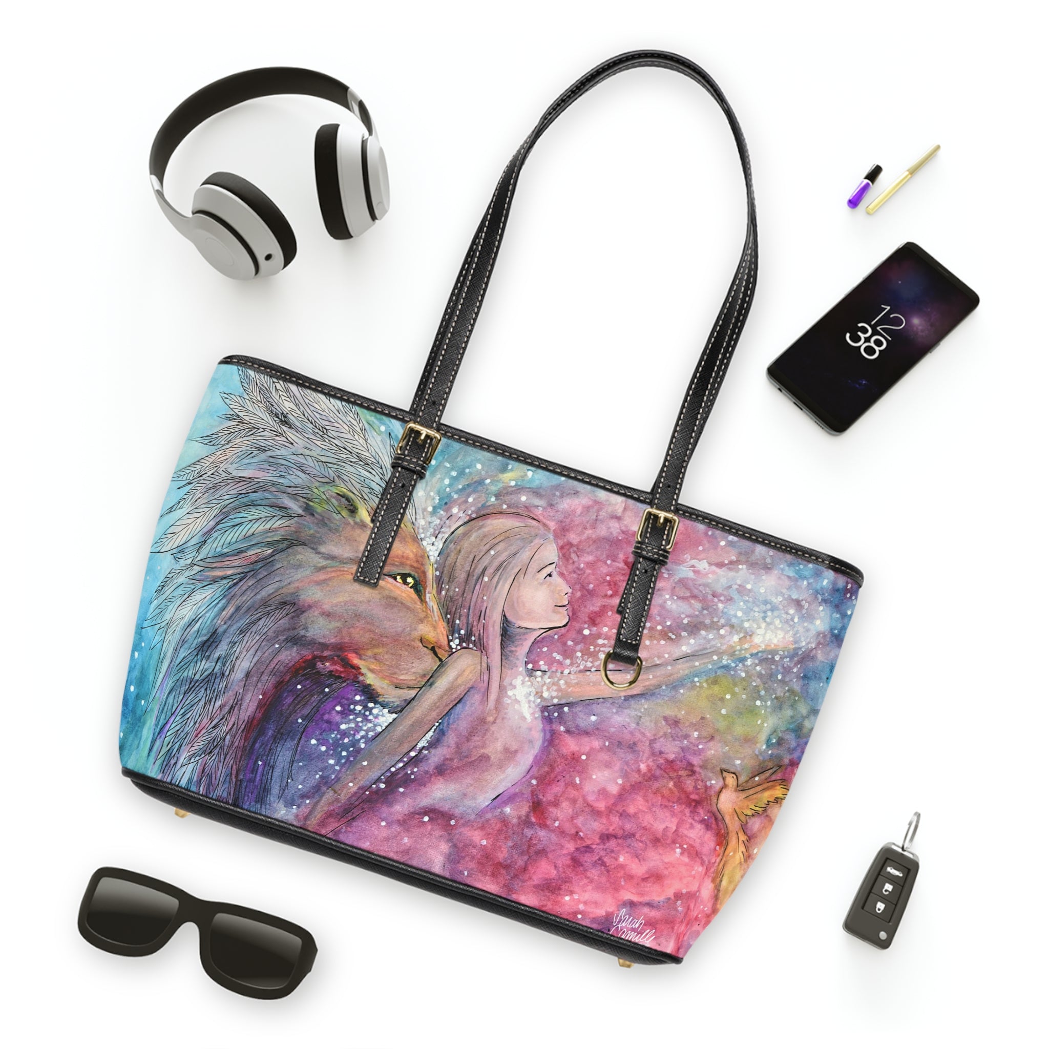 The Lions Kiss - Vegan Leather Shoulder Bag