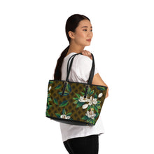 Load image into Gallery viewer, Blooming Magnolias Vegan Leather Shoulder Bag
