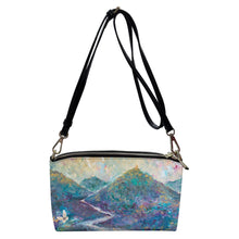 Load image into Gallery viewer, Dawn Arrives Double Zip Crossbody Bag
