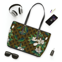 Load image into Gallery viewer, Blooming Magnolias Vegan Leather Shoulder Bag
