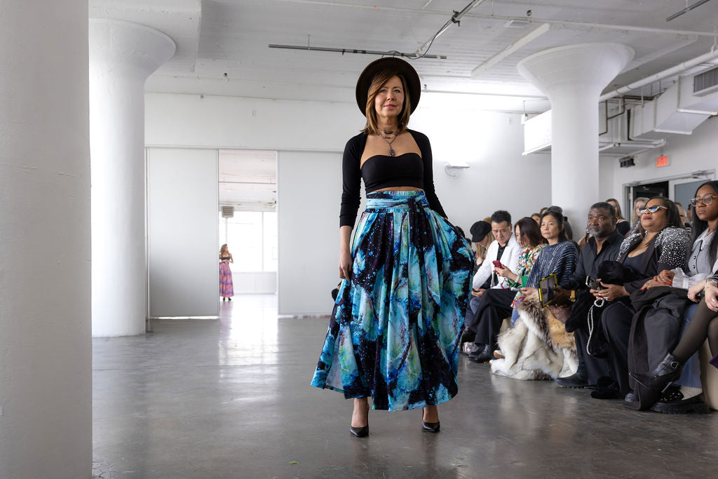 Transformation Bamboo Fiber Skirt with Pockets
