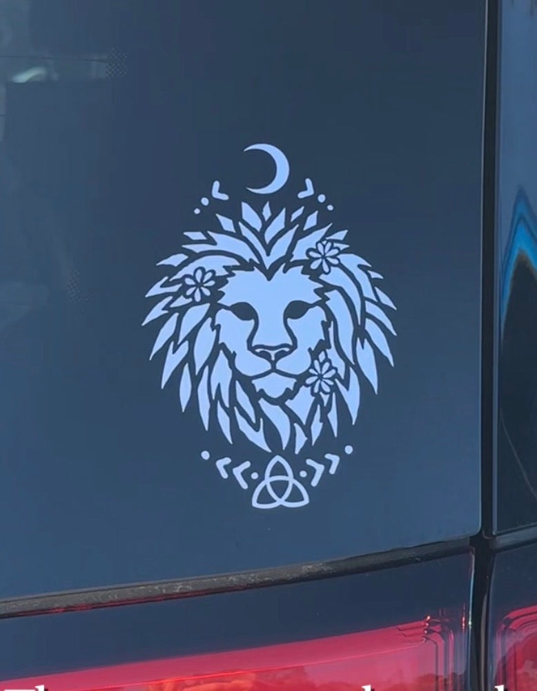 Lion Car Decal Sticker