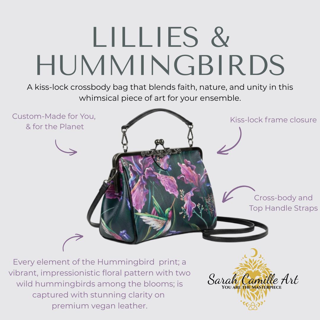 Hummingbird Bag Kisslock Crossbody Shoulder Bag (Model 1752)