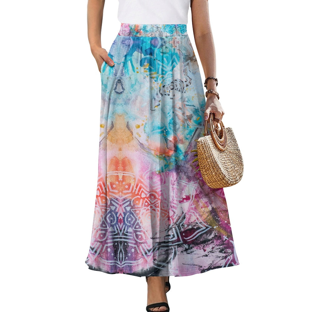 Sunflower Skirt with Pockets