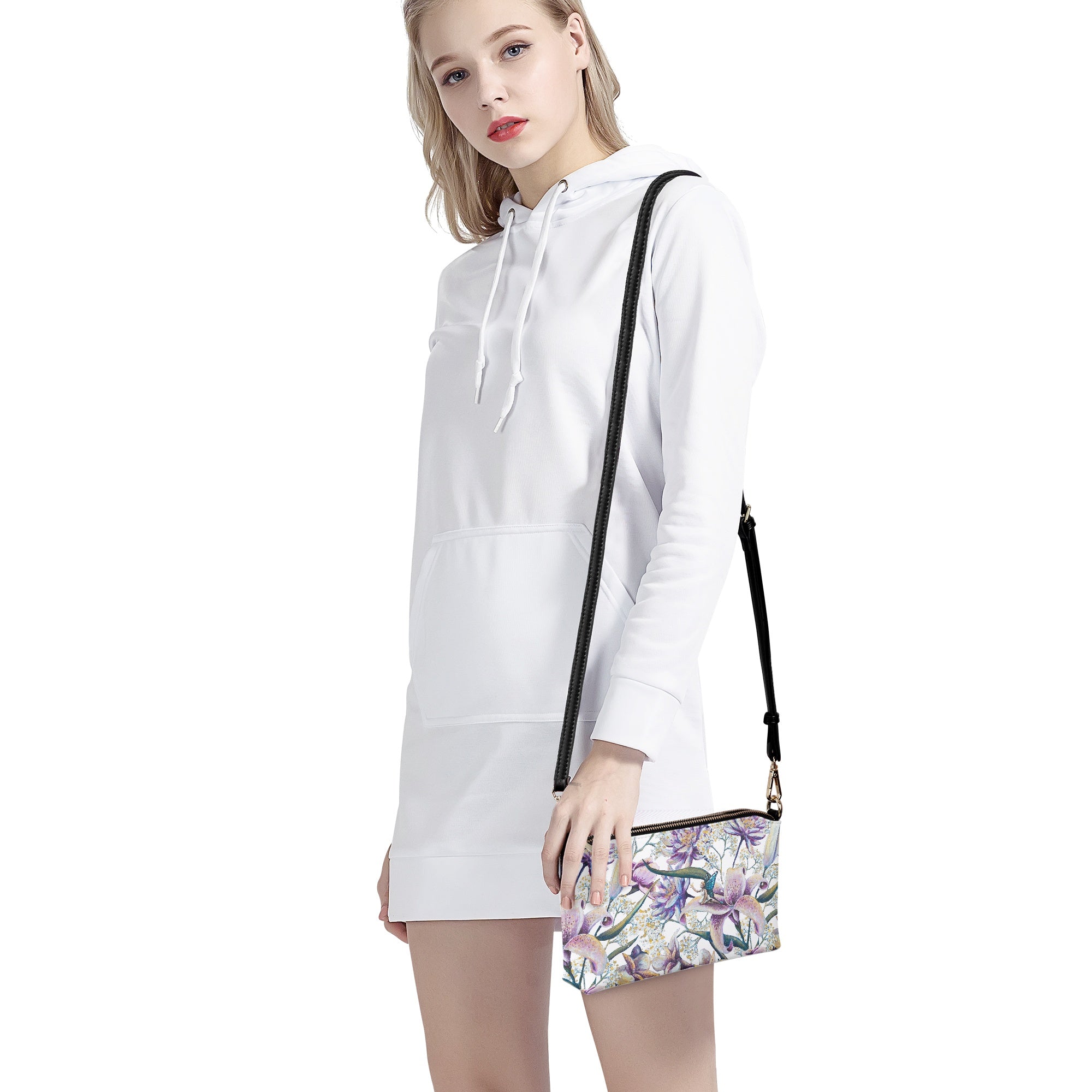 The Emerge Collection Double Zip Crossbody Bag
