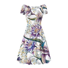 Load image into Gallery viewer, The Emerge Collection Off Shoulder Short Sleeve Dress
