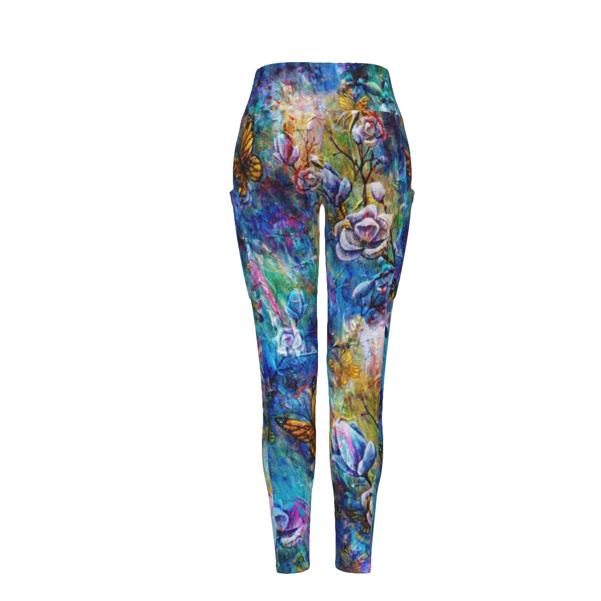 The Behold Collection  Women's High Waist Leggings With Side Pocket