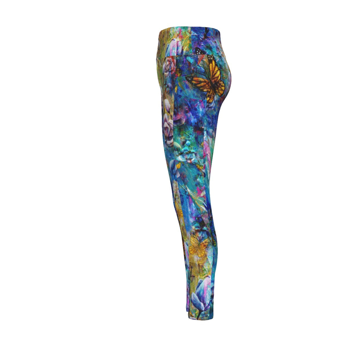 The Behold Collection  Women's High Waist Leggings With Side Pocket