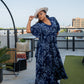 Night Lillies Bamboo Butterfly Sleeve Bamboo Dress with Pockets