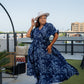 Night Lillies Bamboo Butterfly Sleeve Bamboo Dress with Pockets