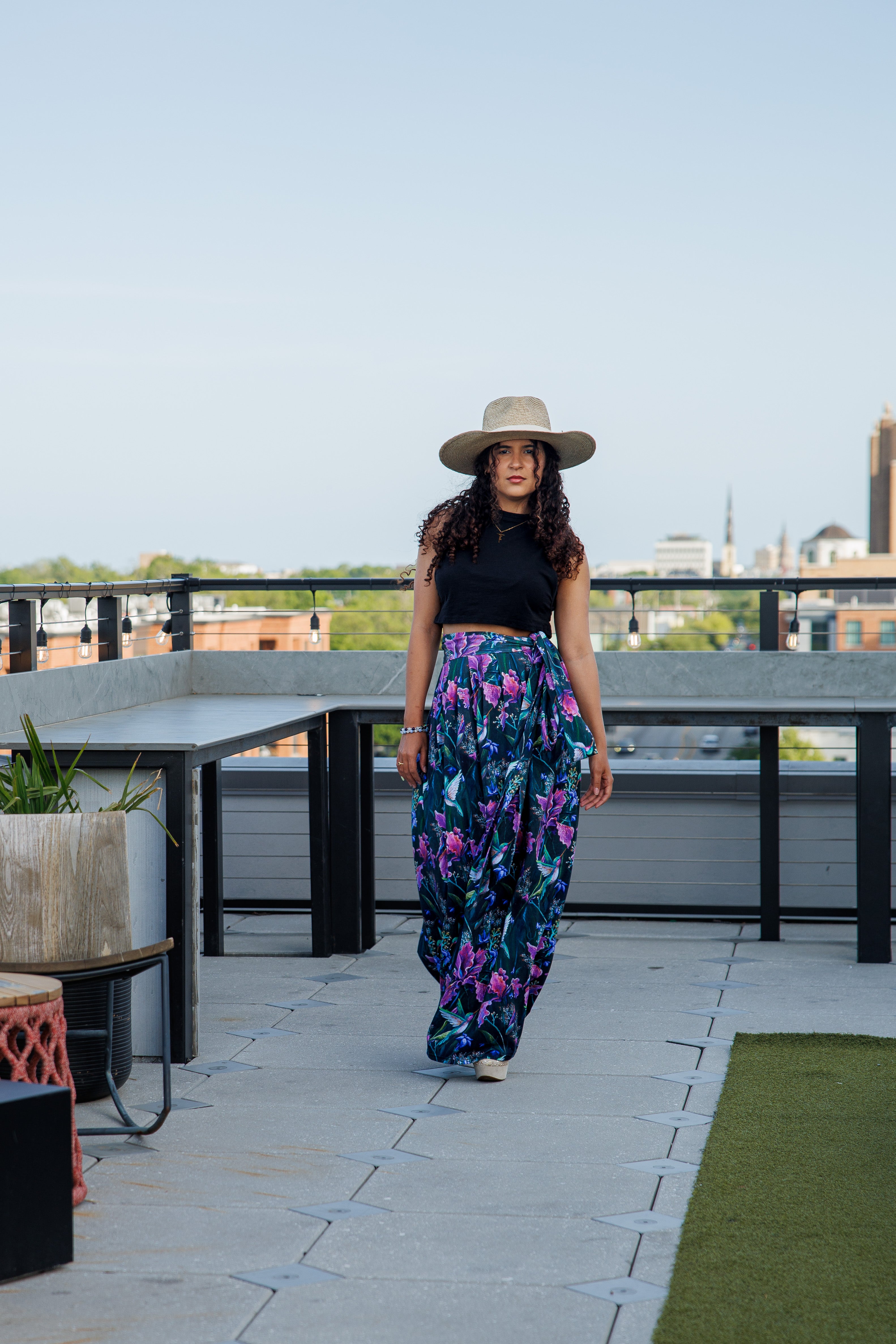 Hummingbird Wrap Skirt/Dress