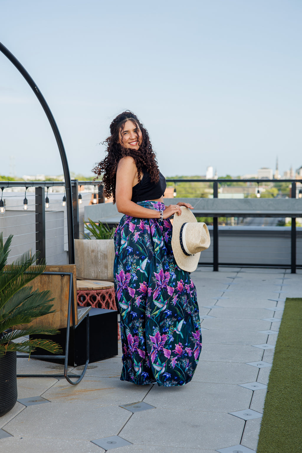 Hummingbird Wrap Skirt/Dress
