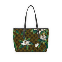 Load image into Gallery viewer, Blooming Magnolias Vegan Leather Shoulder Bag
