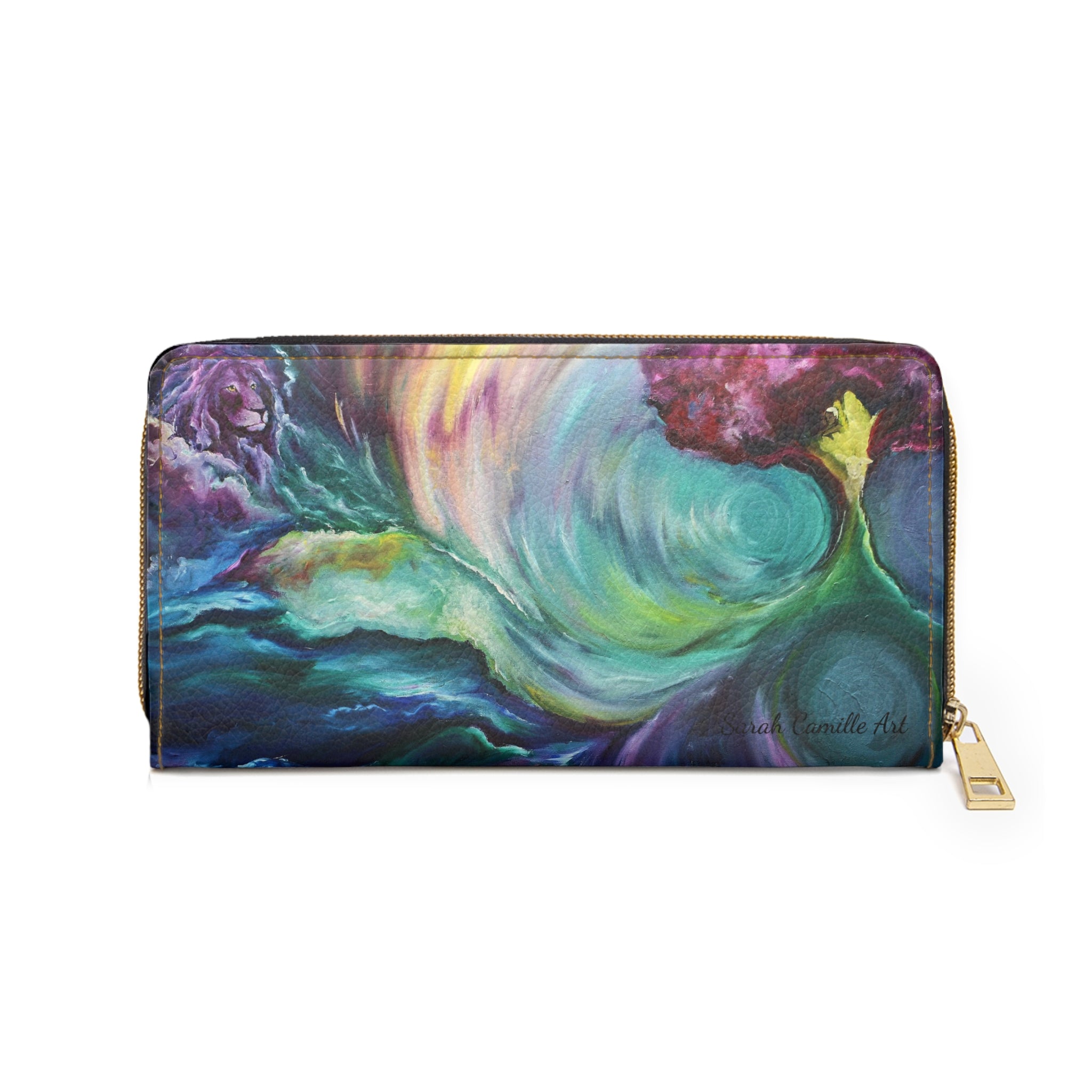 Revelations - Vegan Leather Zipper Wallet