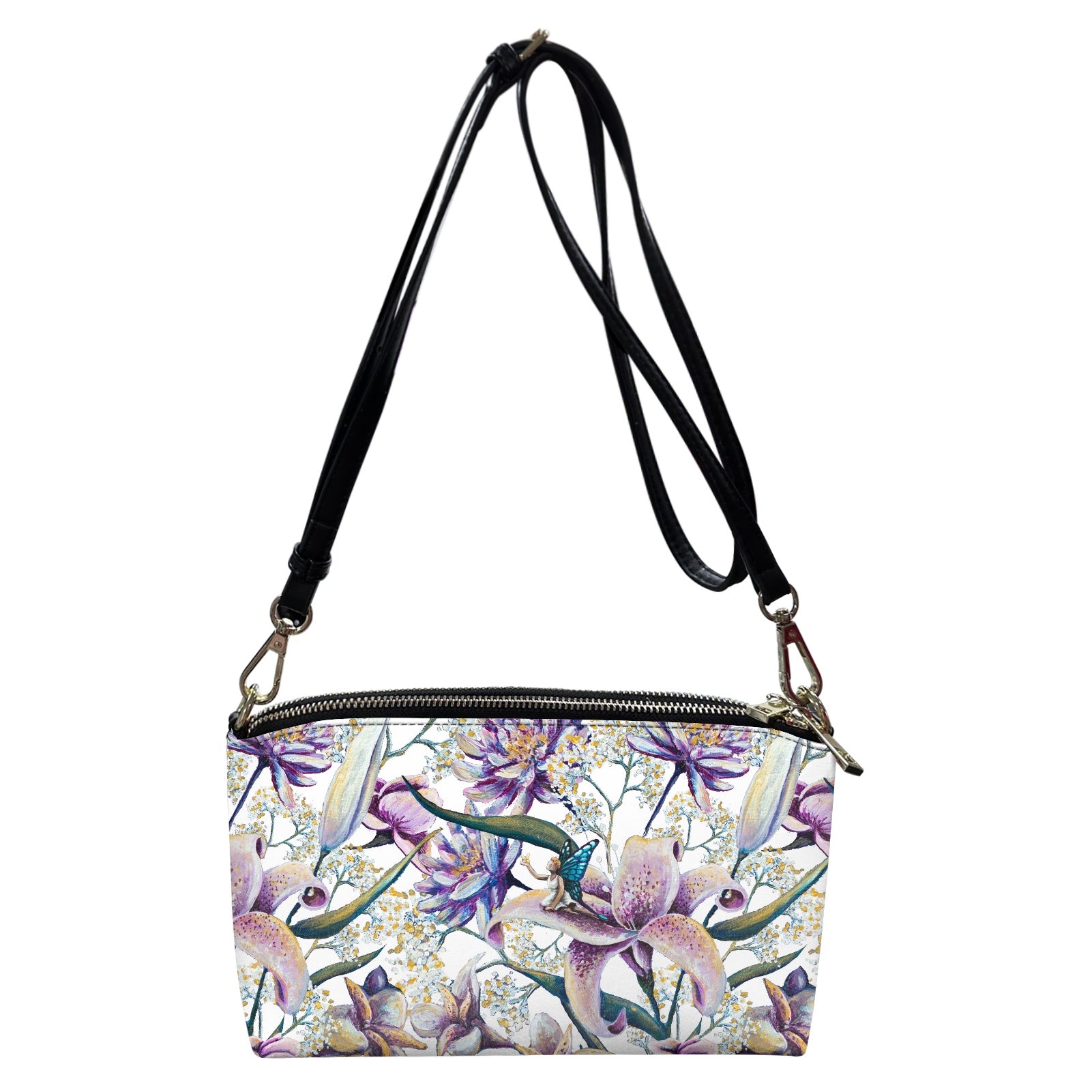 The Emerge Collection Double Zip Crossbody Bag