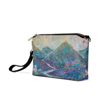 Load image into Gallery viewer, Dawn Arrives Double Zip Crossbody Bag
