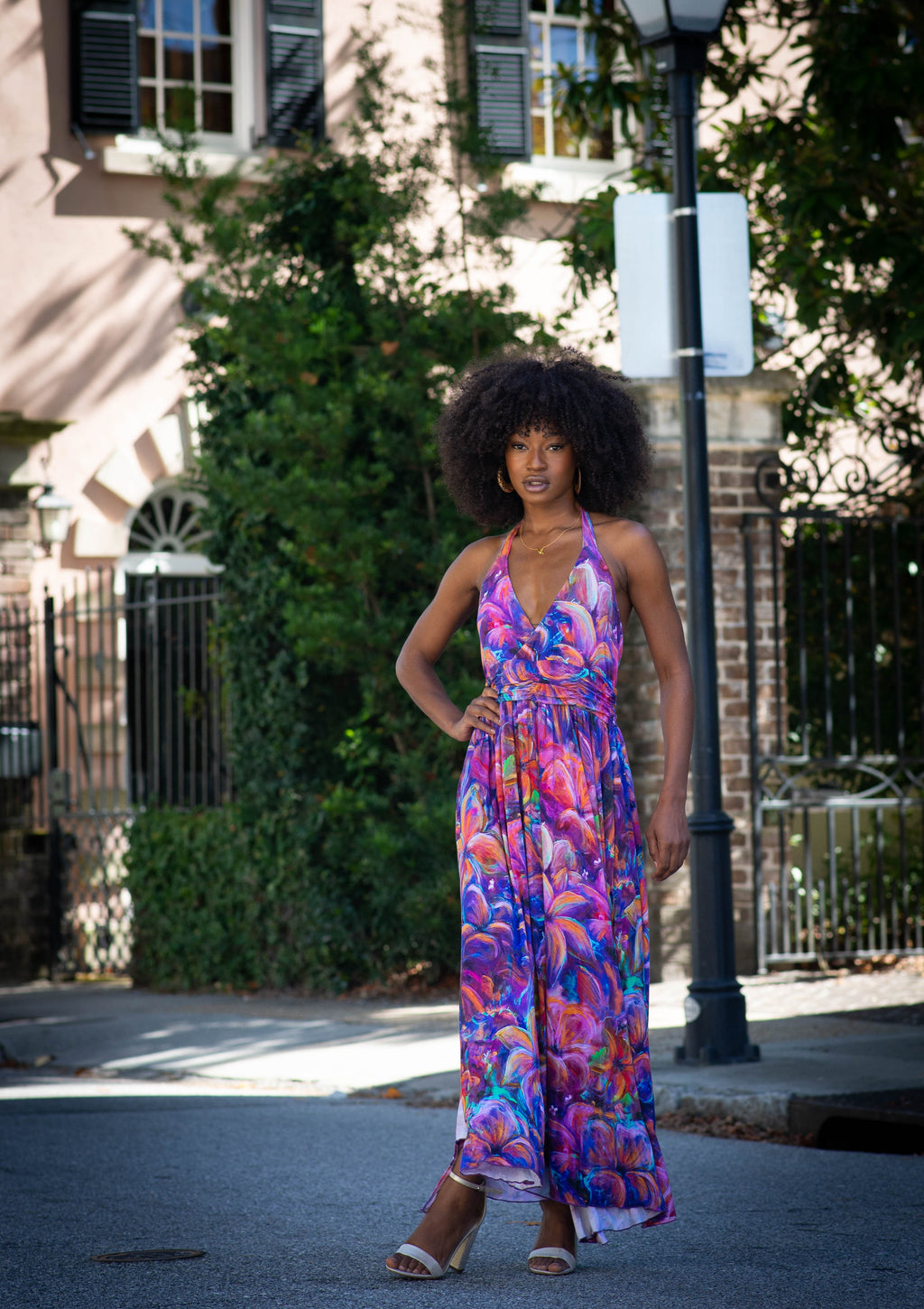 Flourish Bamboo Halter Dress