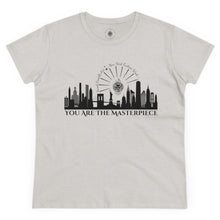 Load image into Gallery viewer, Sarah Camille Art New York Fashion Week Cotton Tee Black Print
