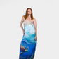 Sea Turtle Long maxi dress with pockets