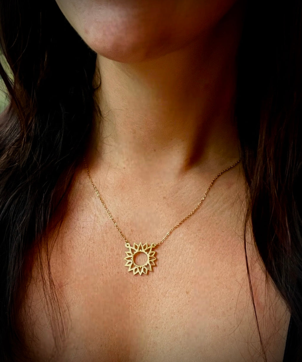 Sunflower Necklace