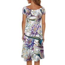 Load image into Gallery viewer, The Emerge Collection Off Shoulder Short Sleeve Dress
