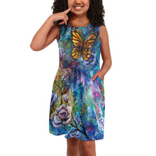 Load image into Gallery viewer, The Behold Collection Girls Twirl Dress with Pockets
