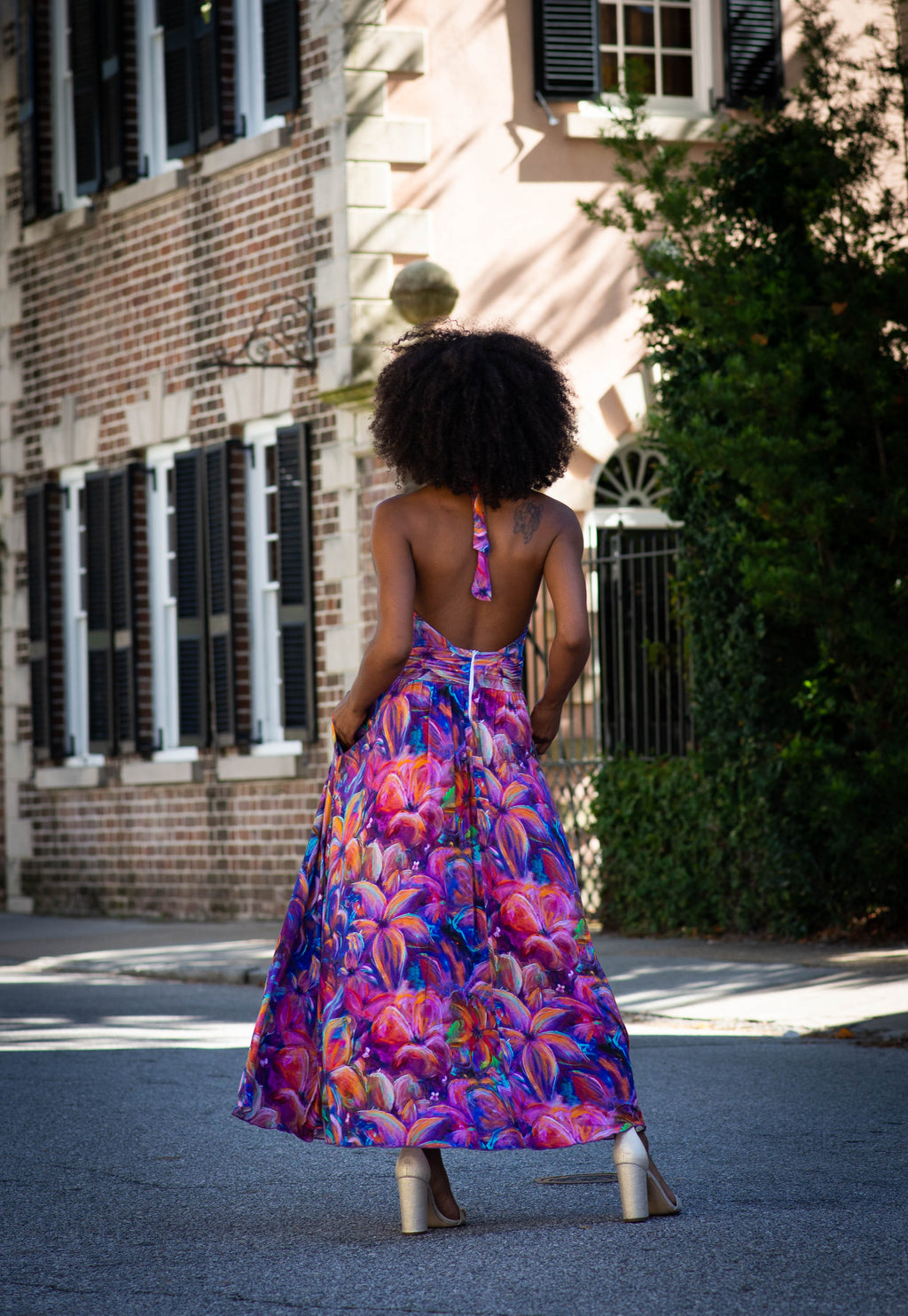 Flourish Bamboo Halter Dress