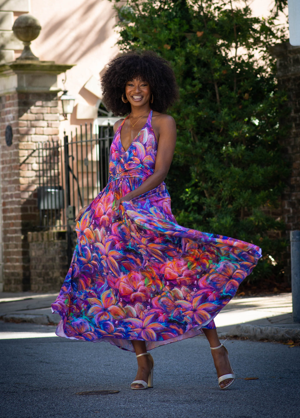 Flourish Bamboo Halter Dress