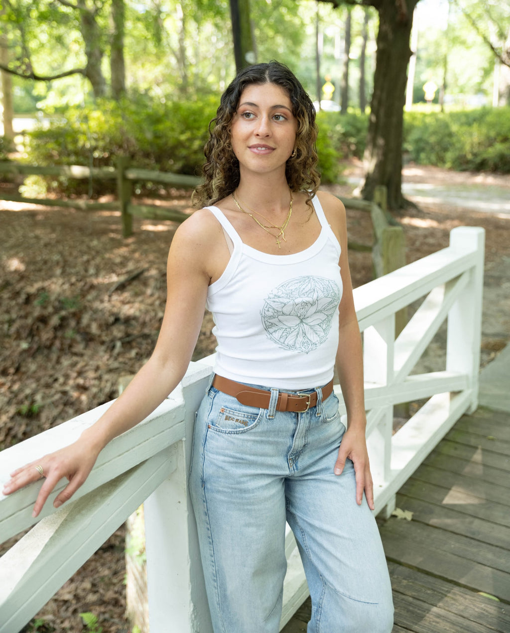 Blooming Magnolia Tank Top