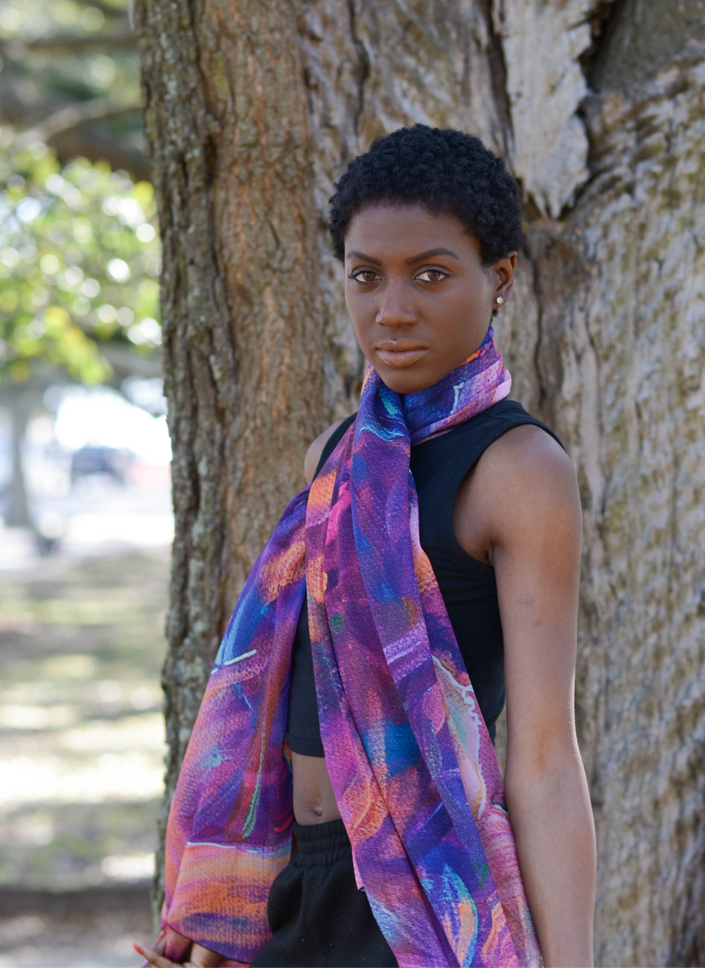 The Flourish Chiffon Scarf / Pashmina / Sarong