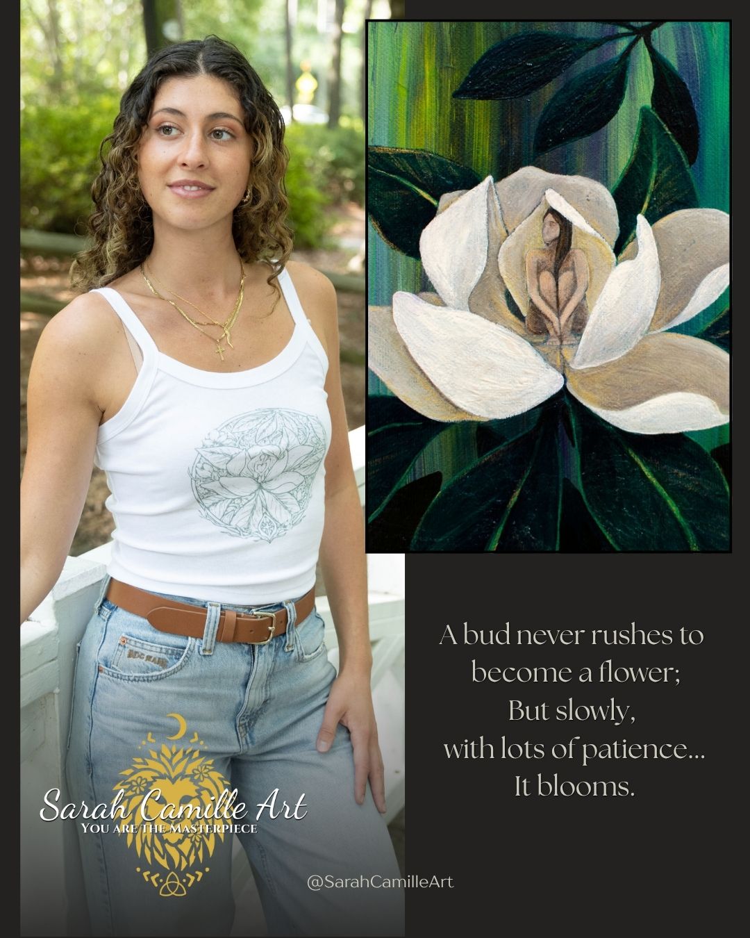 Blooming Magnolia Tank Top