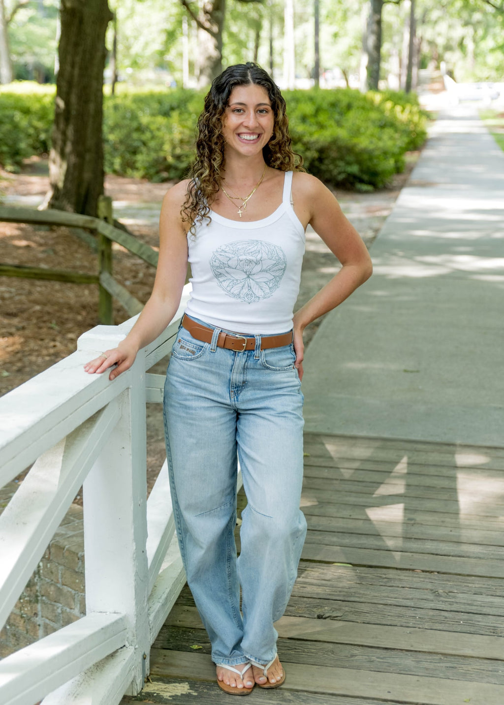 Blooming Magnolia Tank Top
