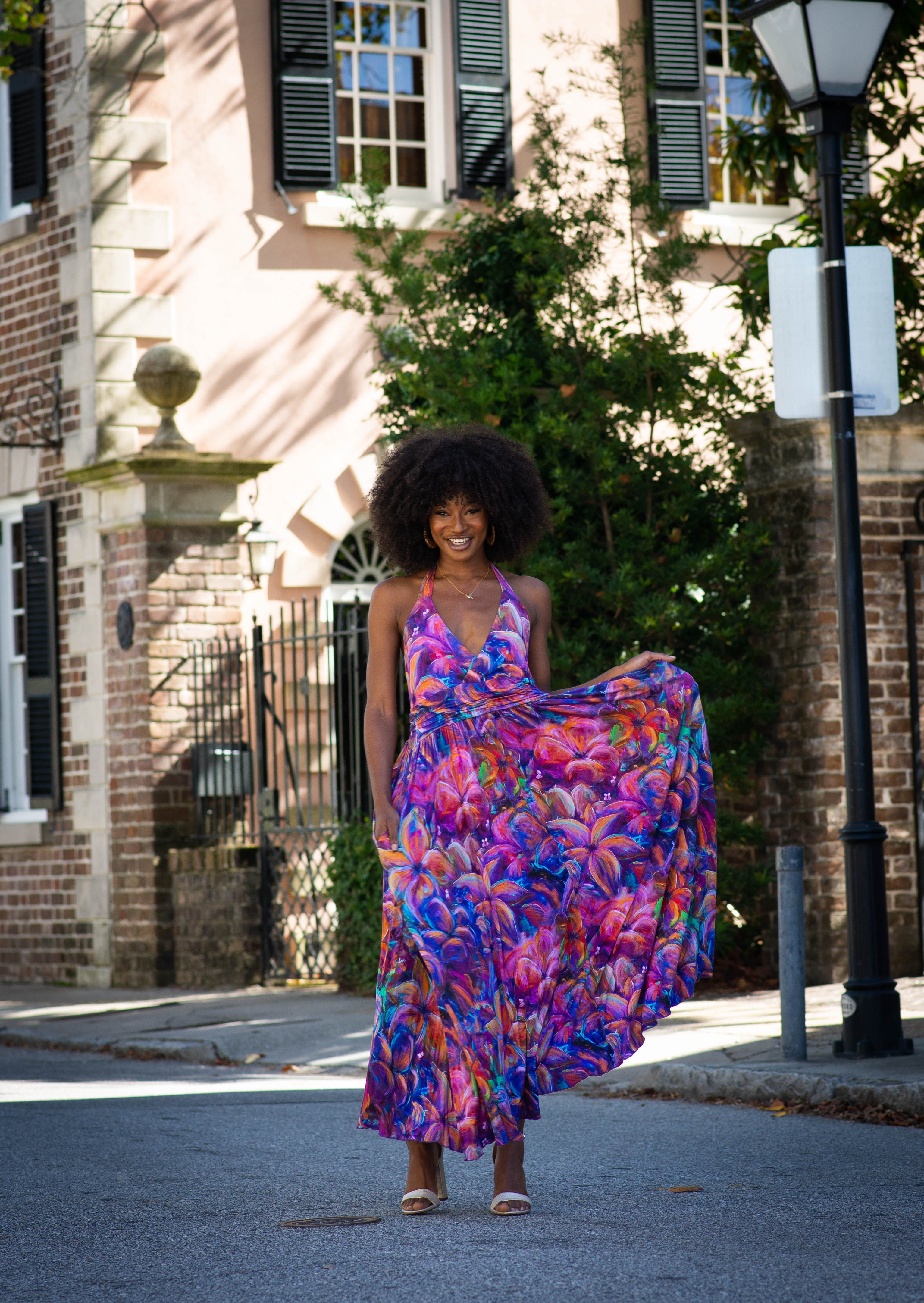 Flourish Bamboo Halter Dress
