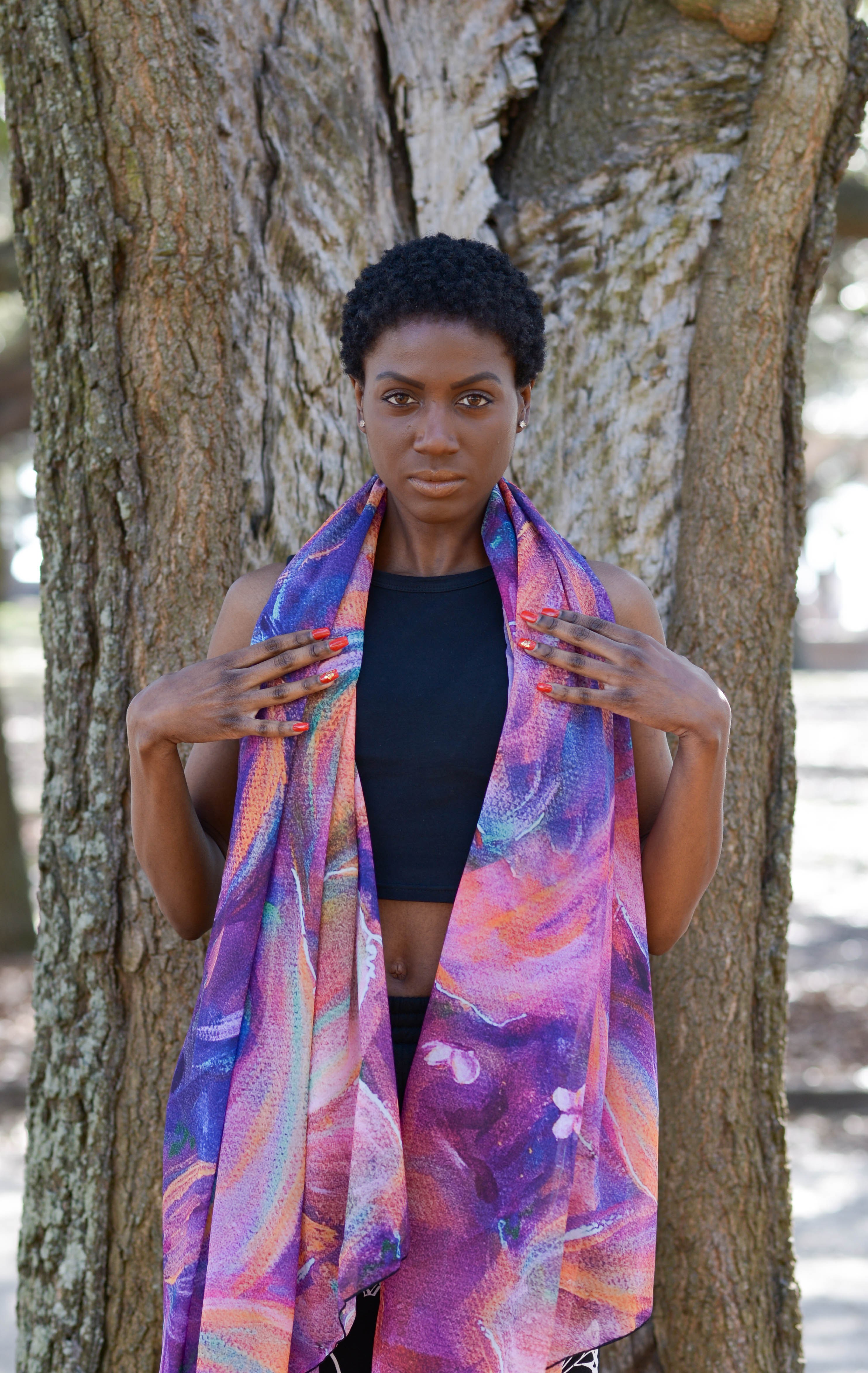 The Flourish Chiffon Scarf / Pashmina / Sarong