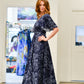 Night Lillies Bamboo Butterfly Sleeve Bamboo Dress with Pockets