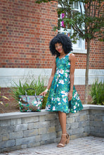 Load image into Gallery viewer, Blooming Magnolias Midi Dress
