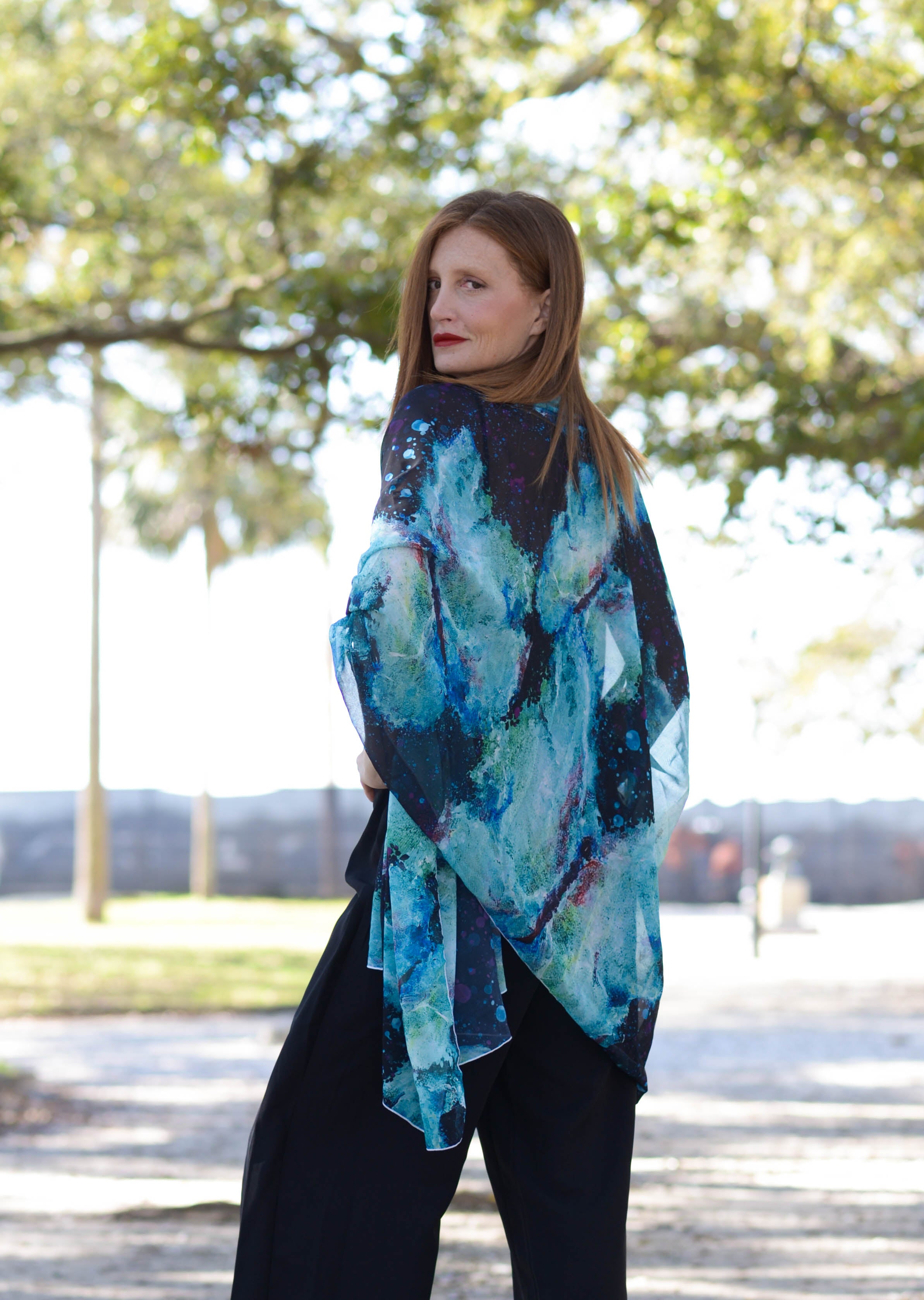 Transformation Scarf / Sarong by Sarah Camille Art