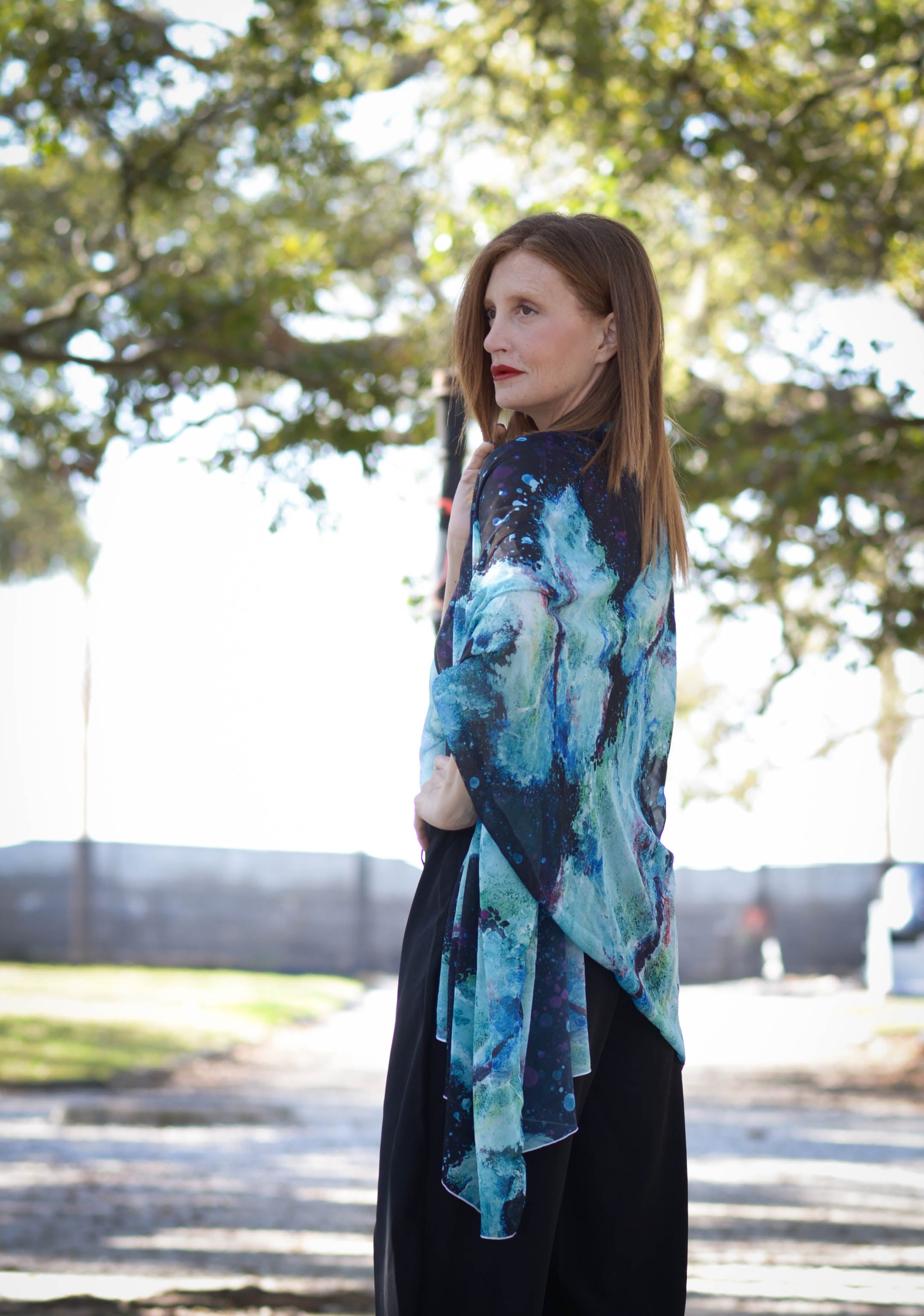 Transformation Scarf / Sarong by Sarah Camille Art